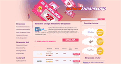Desktop Screenshot of norskeskrapelodd.net